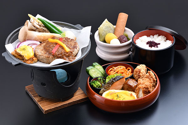 陶板焼き膳　うめ　A：ハンバーグ